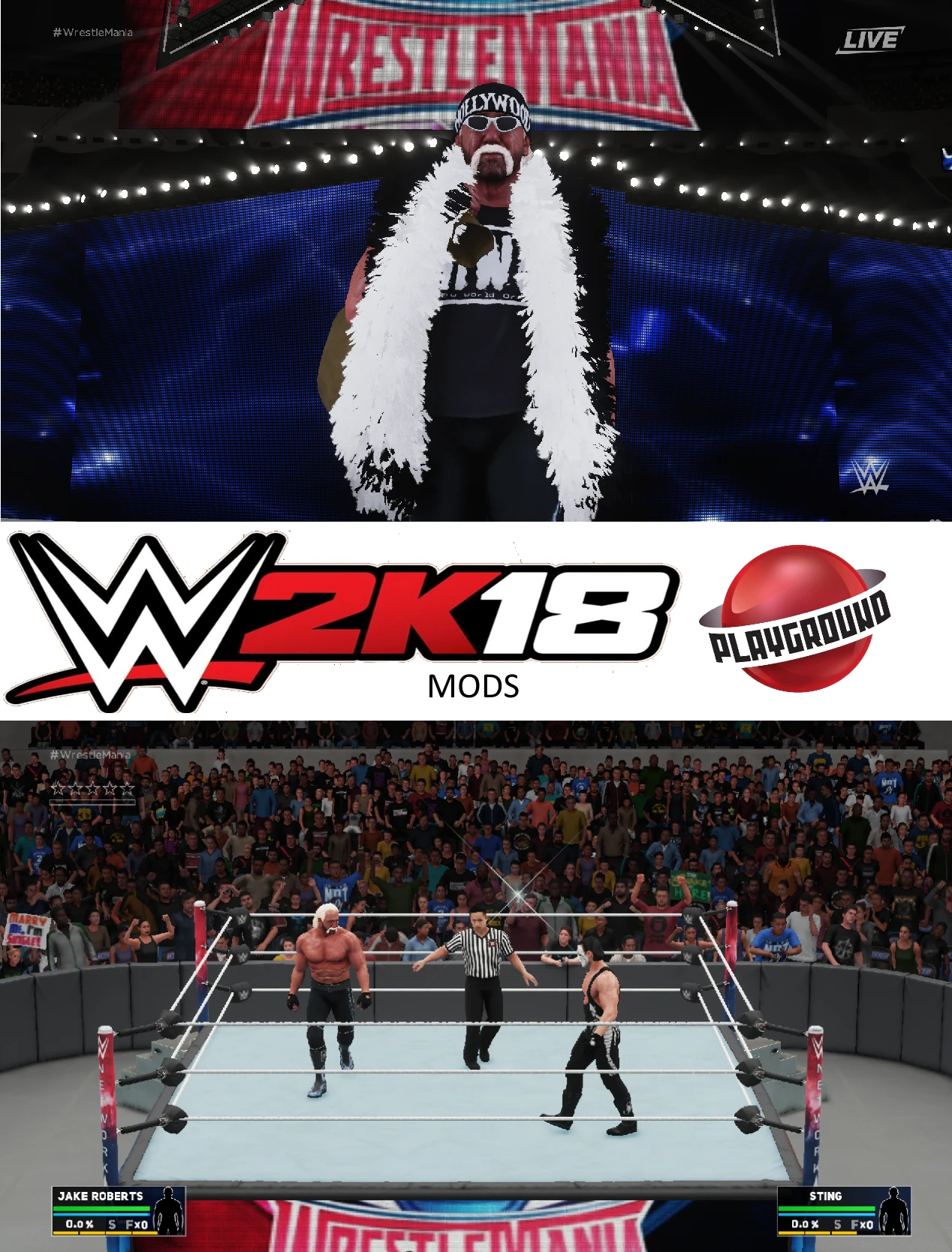 WWE 2K18 "Hulk Hogan (NWO) MOD"