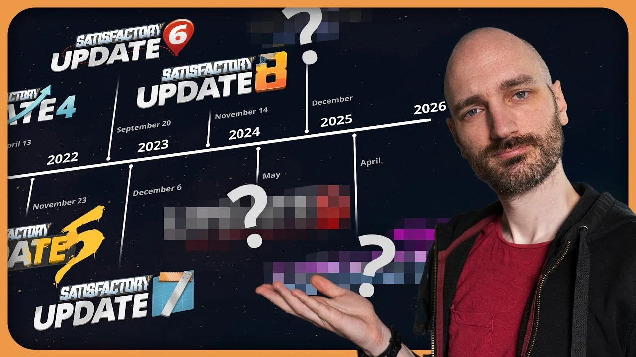 Авторы Satisfactory раскрыли дорожную карту обновлений на 2024 год