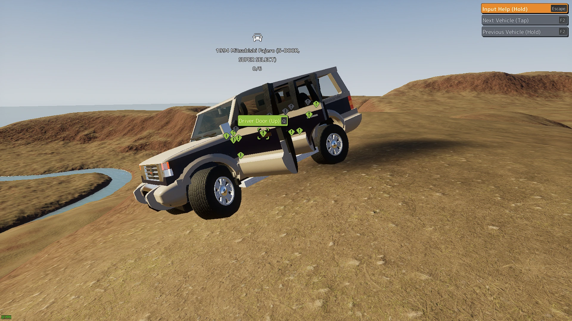 Brick Rigs "Пятидверная версия 1994 Mitsubishi Pajero"