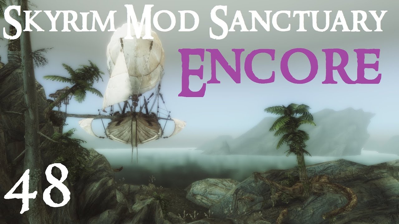 TES 5 Skyrim "Летающий корабль "Dev Aveza""