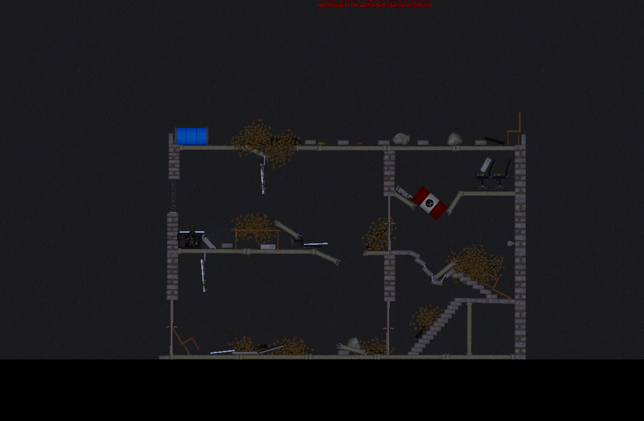 People Playground "Многоуровневое заброшенное здание в темных тонах" [1.28.2a]