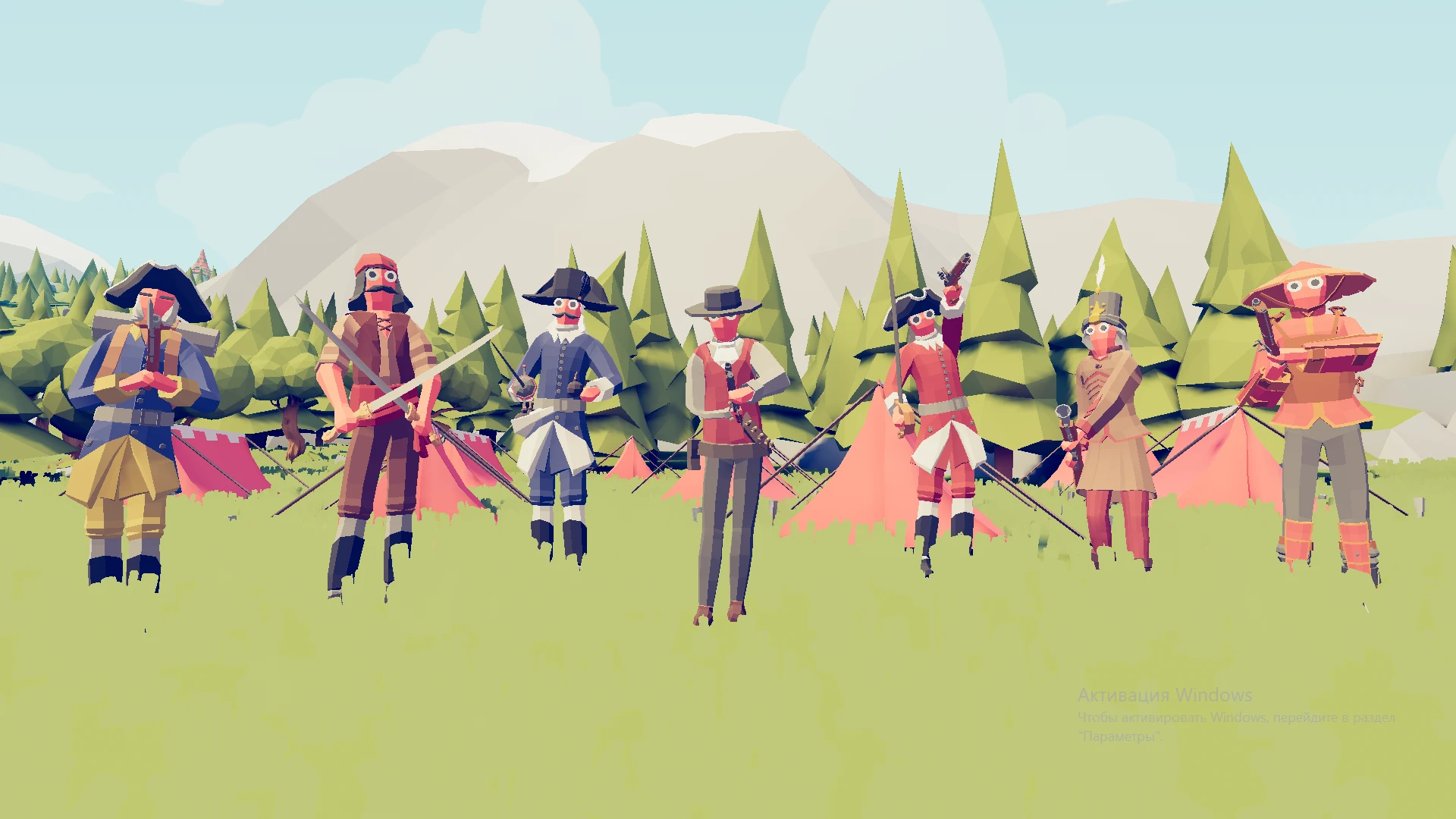 Totally Accurate Battle Simulator "Фракция Люди Войны + Небольшая кампания"