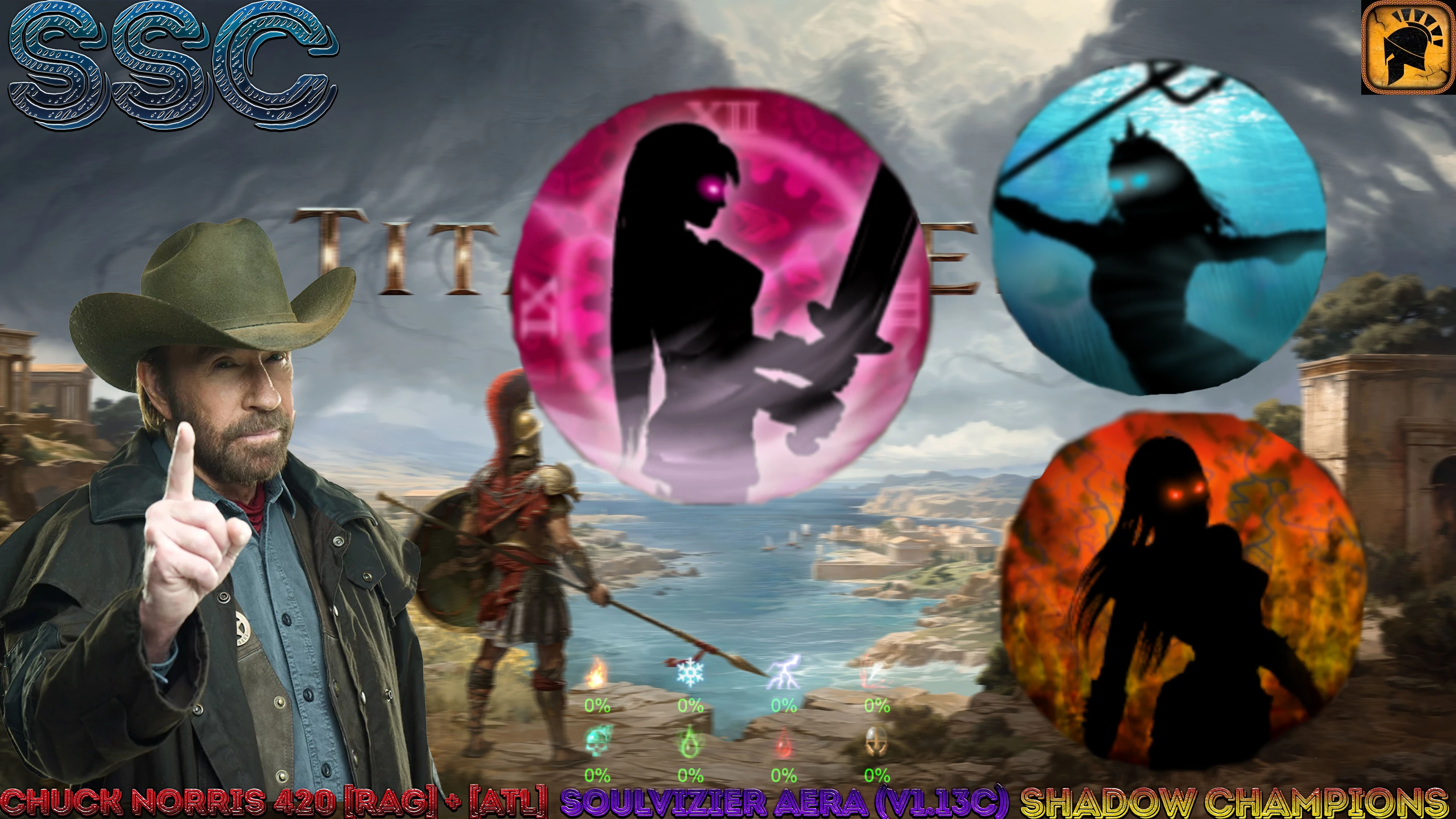 Titan Quest "Сборка Svaera + Shadow Champions + Chuck Norris + Loot Plus + Enchanting Unlimited"