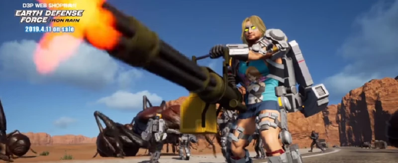 Анимешник против гигантских муравьев - опубликован музыкальный трейлер Earth Defense Force: Iron Rain