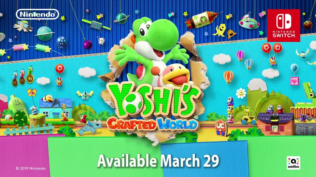 Сюжетный трейлер Yoshi's Crafted World