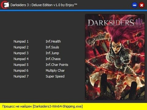 Darksiders 3 - Deluxe Edition: Трейнер/Trainer (+7) [1.0] {Enjoy}