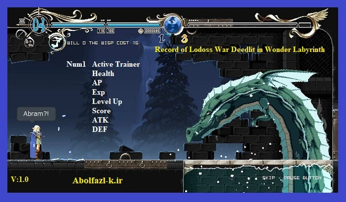 Record of Lodoss War: Deedlit in Wonder Labyrinth: Трейнер/Trainer (+7) [1.0.2.4] {Abolfazl.k}