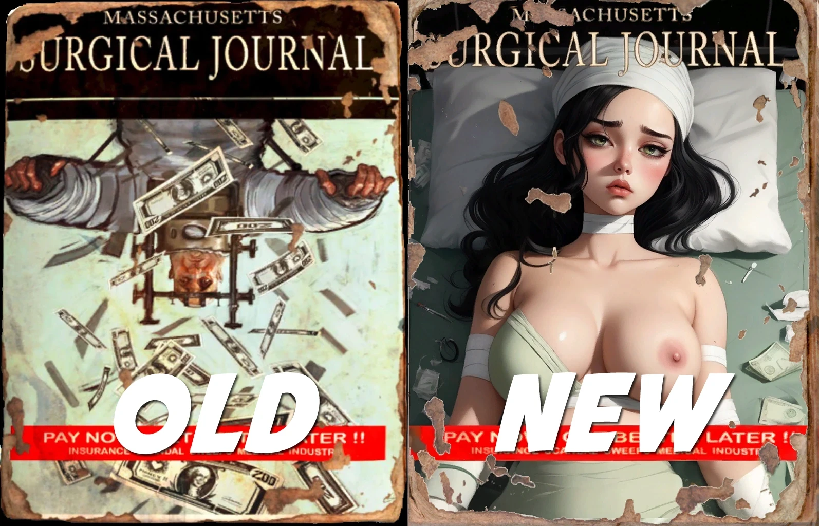 Fallout 4 "Эротические обложки для хирургического журнала"