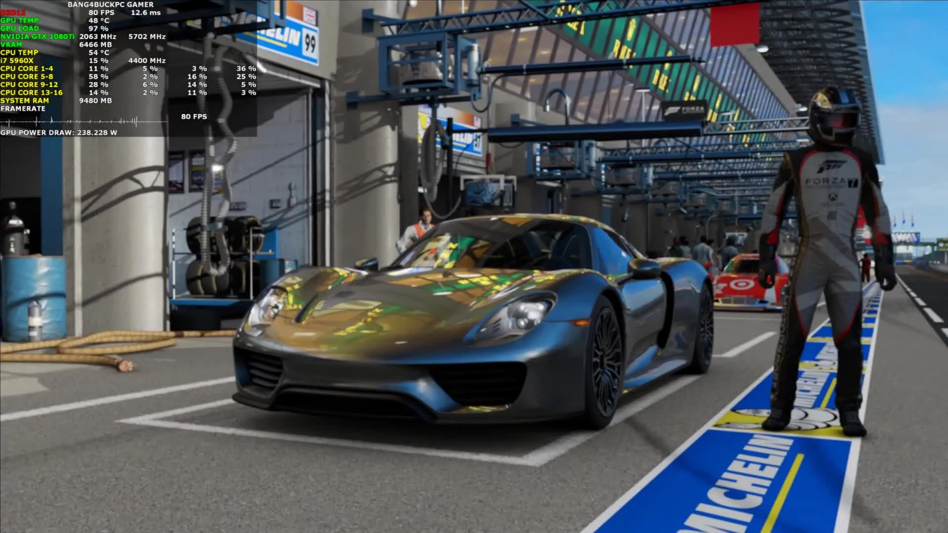 Forza MotorSport 7 Максимальные настройки 4K | GTX 1080Ti | i7 5960X 4.4GHz