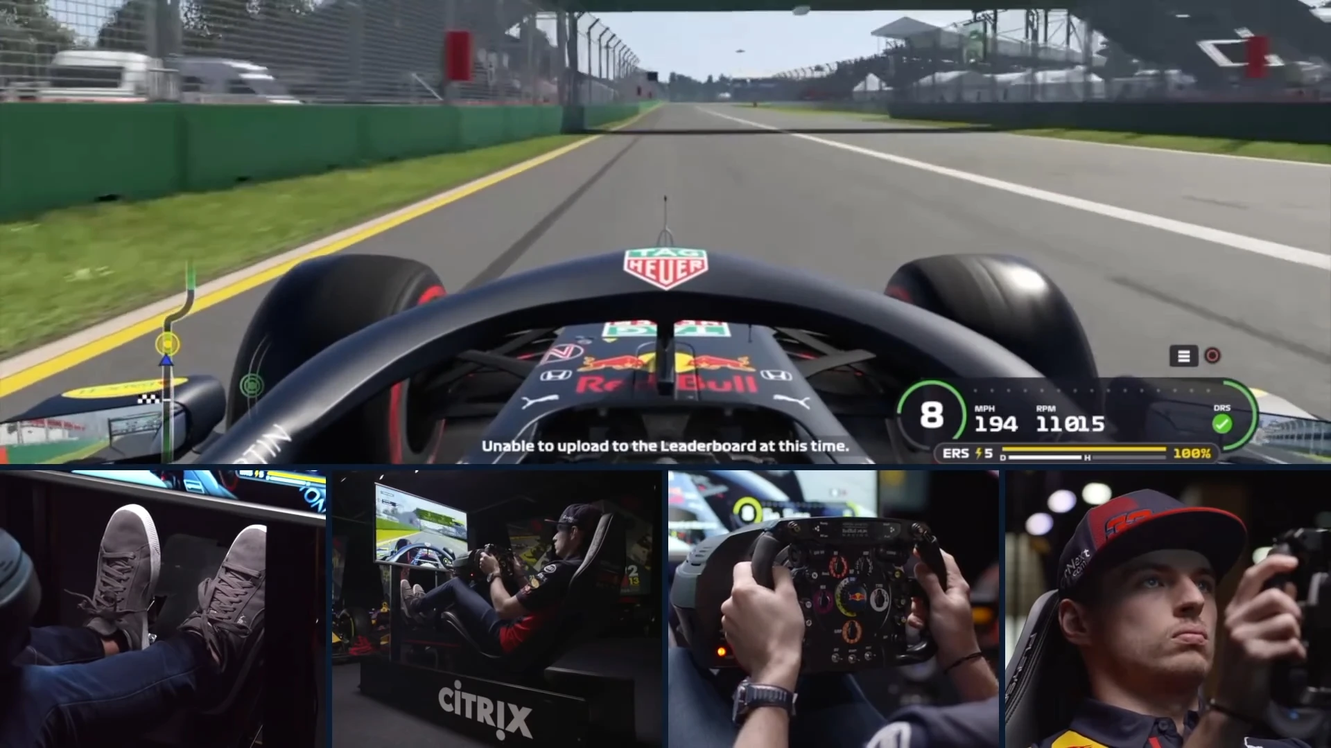 Макс Ферстаппен тренируется на своём болиде в F1 2019
