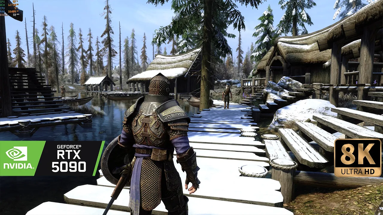 Skyrim 2025: ультимативный графический апгрейд с 3100+ модами и рейтрейсингом