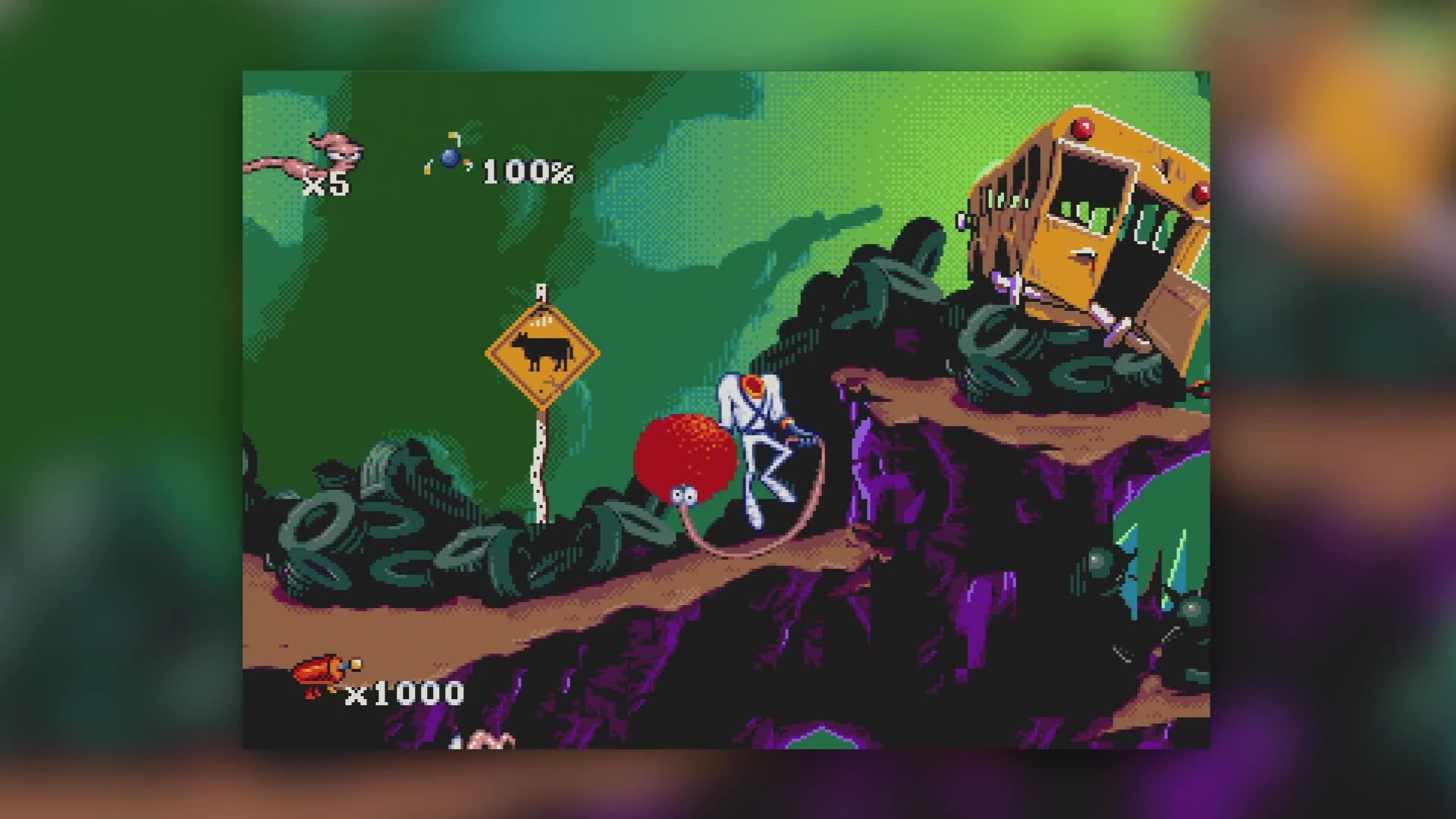 Earthworm Jim 2 - Код "Месть Донки Конгу"