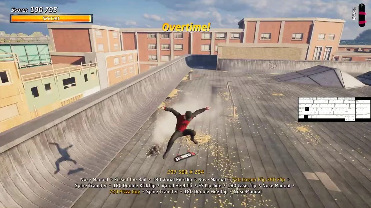 Пользователь показал комбо на 364 млн очков в Tony Hawk's Pro Skater 1+2