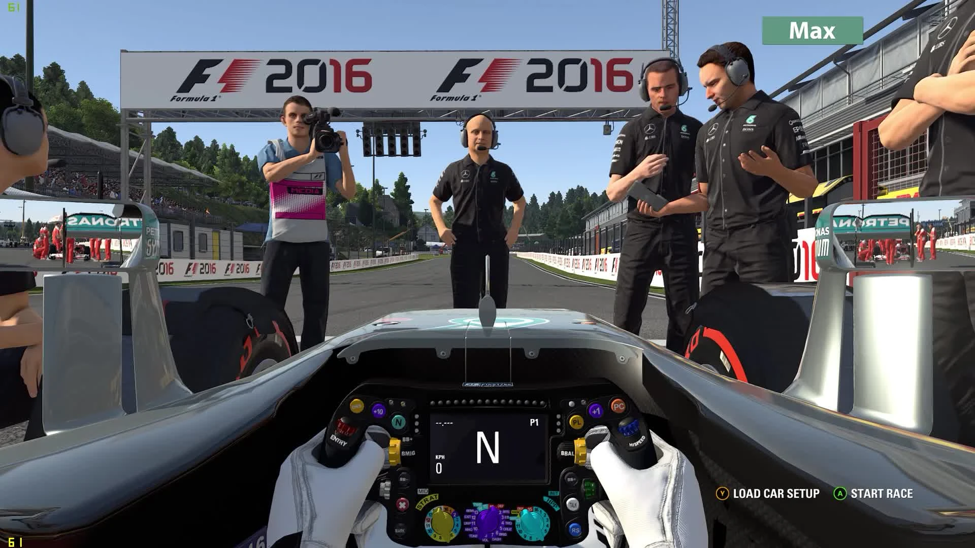F1 2016 - сравнение разных настроек графиик на ПК