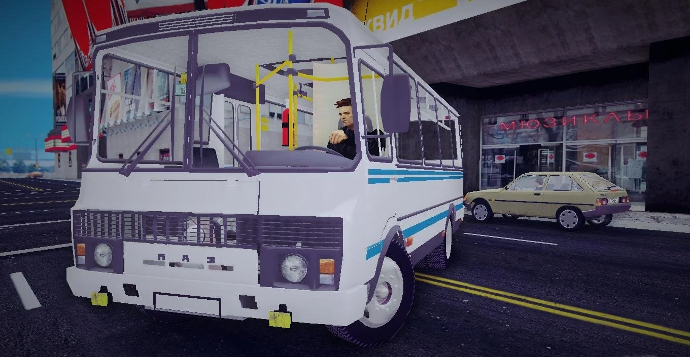 Grand Theft Auto 3 "ПАЗ 3205"