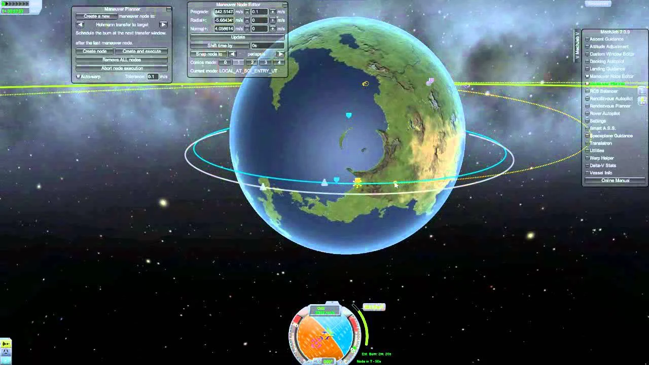 Kerbal Space Program 0.22 "MechJeb Autopilot v2.1." [Автопилот]