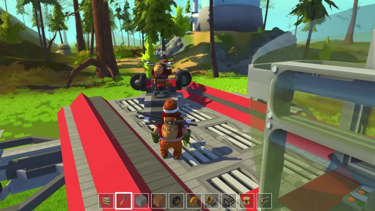Катаемся на самом гигантском скейтборде в SCRAP MECHANIC