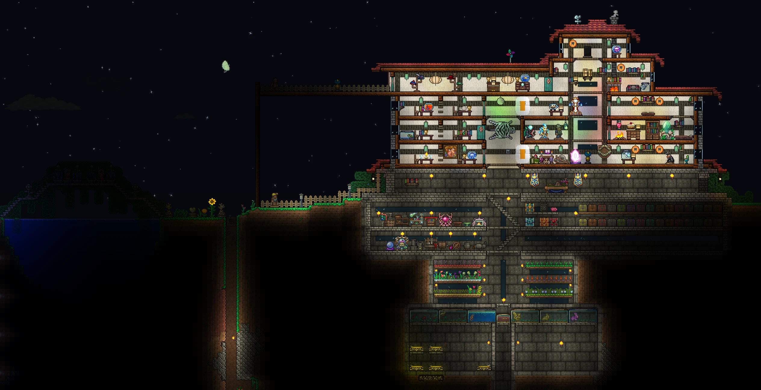 Terraria: Сохранение/SaveGame (Топовый персонаж - Воин, Игра Пройдена на 99% + Карта) [1.4.2]