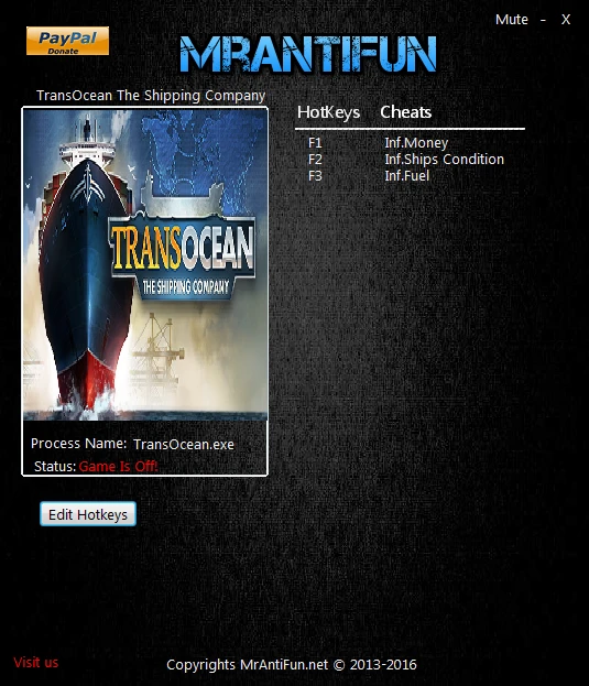 TransOcean The Shipping Company: Трейнер/Trainer (+3) [1.2.2016] {MrAntiFun}