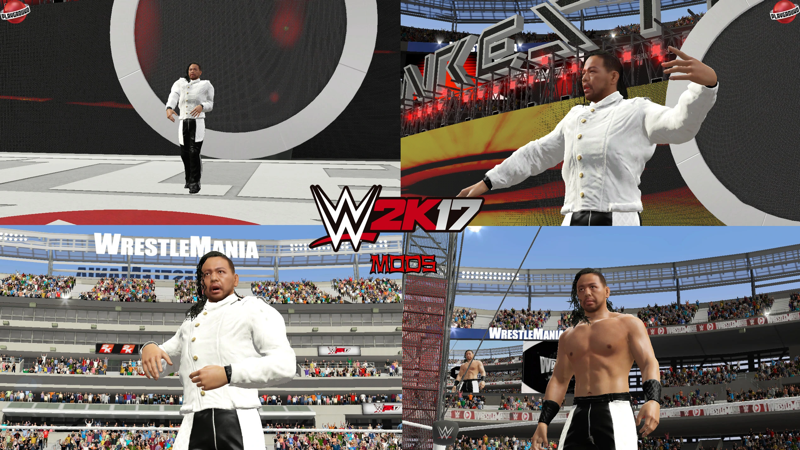 WWE 2K17 "Shinsuke Nakamura '21 Наряд (Лицевая анимация) WWE 2K19 Порт Мод"
