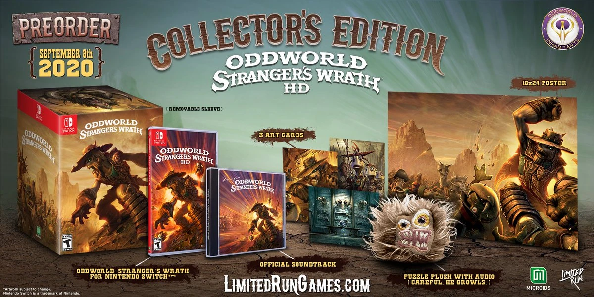 Анонсировано новое коллекционное издание Oddworld: Stranger's Wrath HD от Limited Run Games