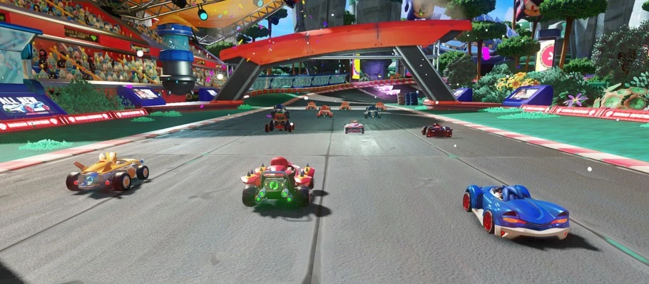 Снимки экрана из Team Sonic Racing