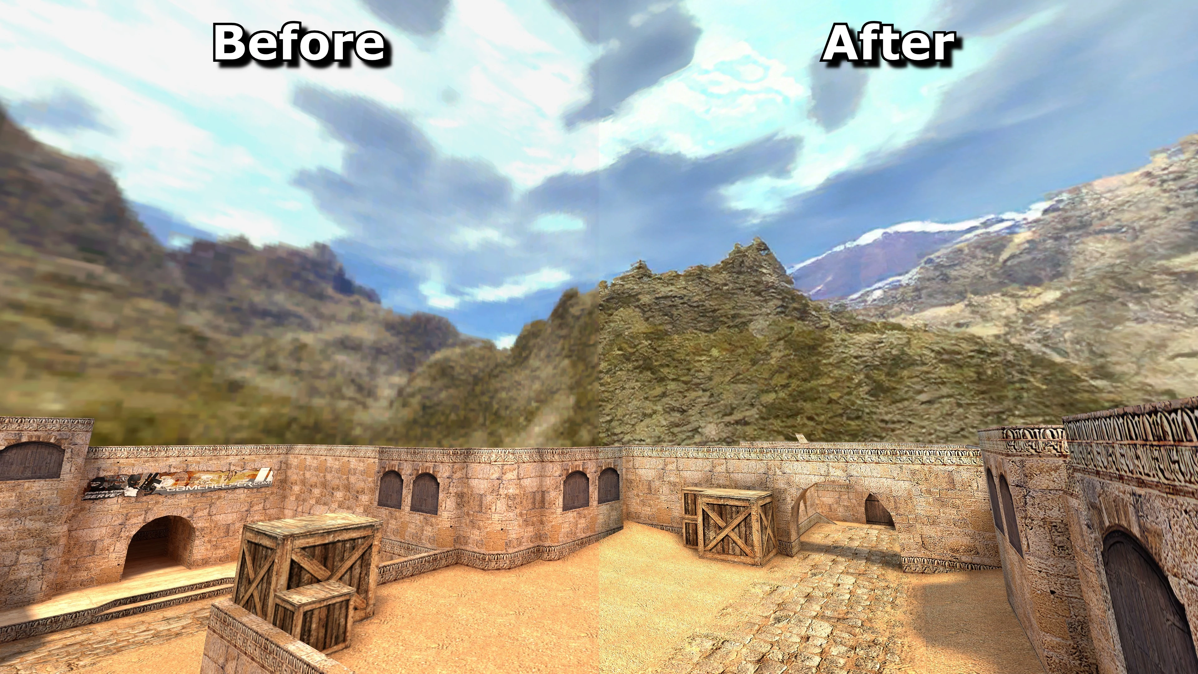 Counter-Strike "Обновленная de_dust 2"