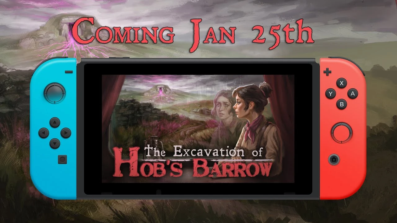 Фольклорный приключенческий хоррор The Excavation of Hob's Barrow появится на Nintendo Switch 25 января