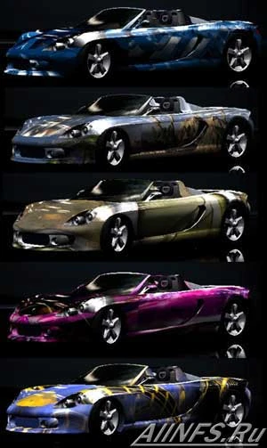 Need for Speed: Hot Pursuit 2 "Porshe Carrera GT skinpack"