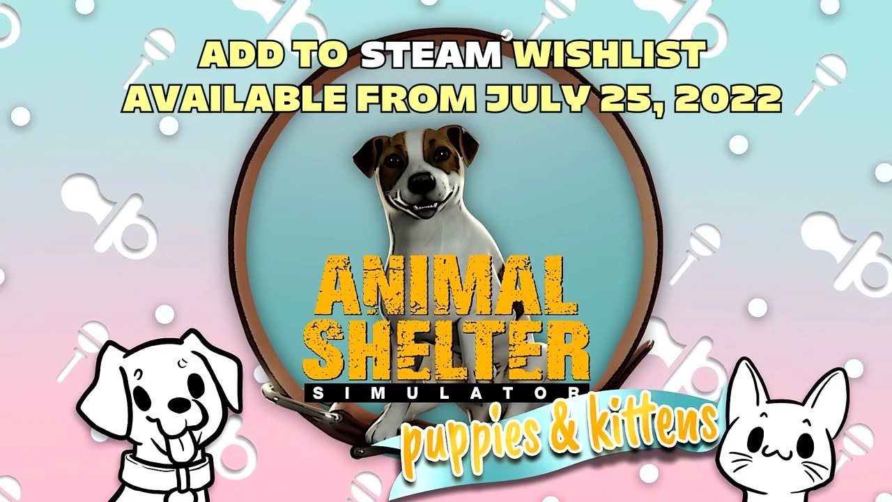 Дополнение Puppies & Kittens для Animal Shelter выйдет в Steam 25 июля
