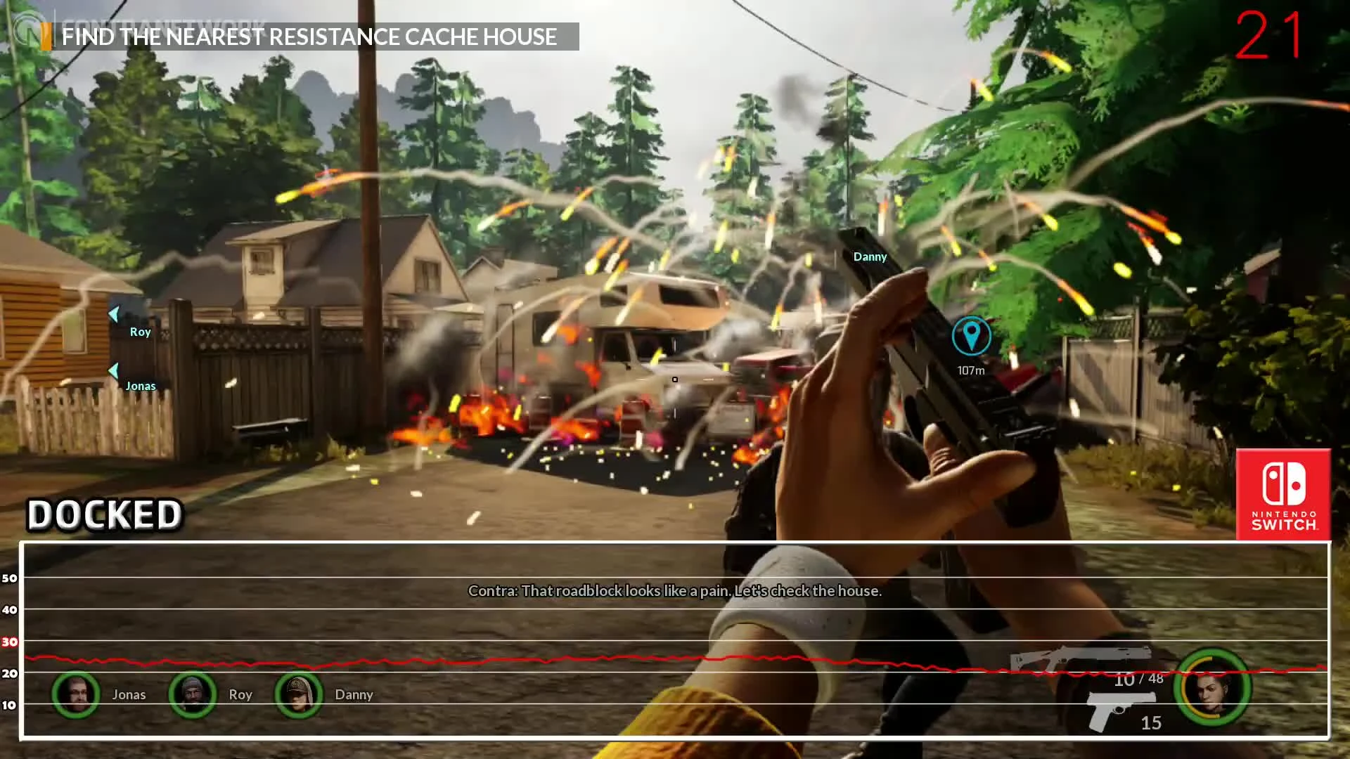 Earthfall: Alien Horde - тестирование частоты кадров на Nintendo Switch