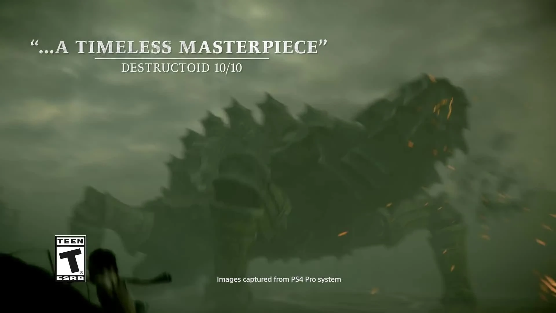 Хвалебный трейлер Shadow of the Colossus