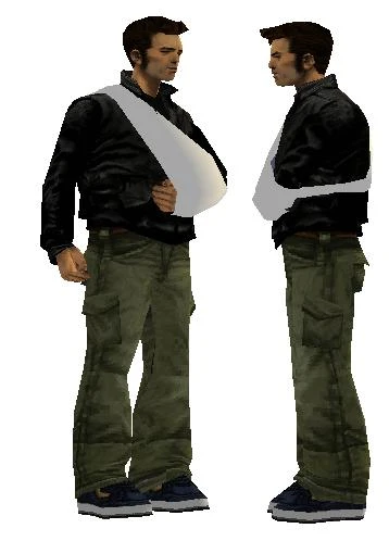 GTA 3 "Клод со сломанной рукой"