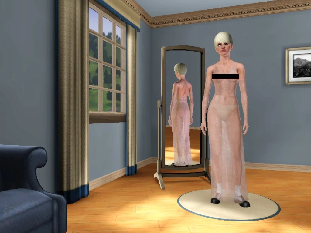 The Sims 3 "Платье Рианны"