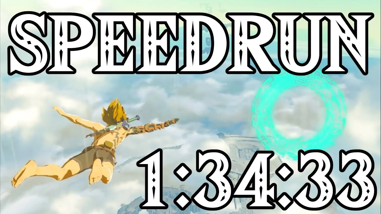 The Legend of Zelda: Tears of the Kingdom уже прошли всего за 94 минуты