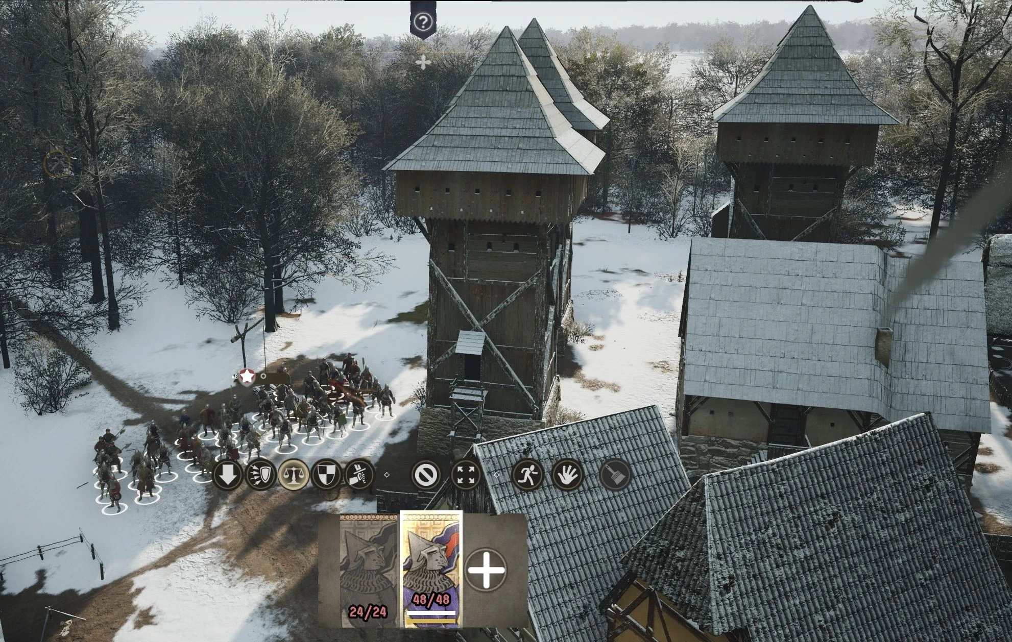 Manor Lords "Больше сторожевых башен - Увеличенный гарнизон"