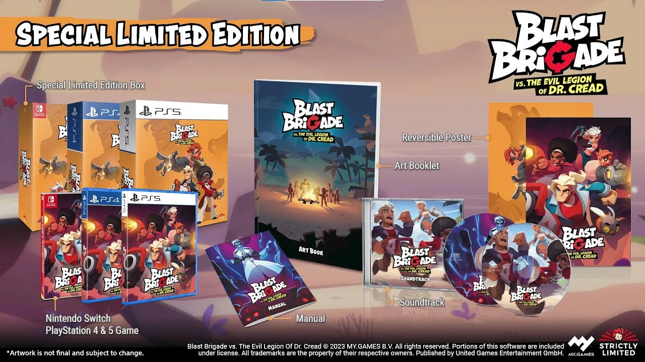 Приключенческий 2D-экшен Blast Brigade vs. the Evil Legion of Dr. Cread получит физический релиз на консолях этой осенью