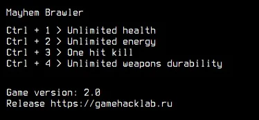 Mayhem Brawler Трейнер/Trainer (+4) [v2.0] {LIRW / GHL}