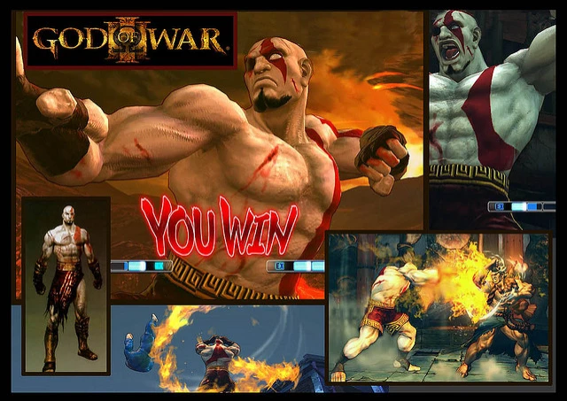 Ultra Street Fighter 4 "Скин: Kratos (GOW)"