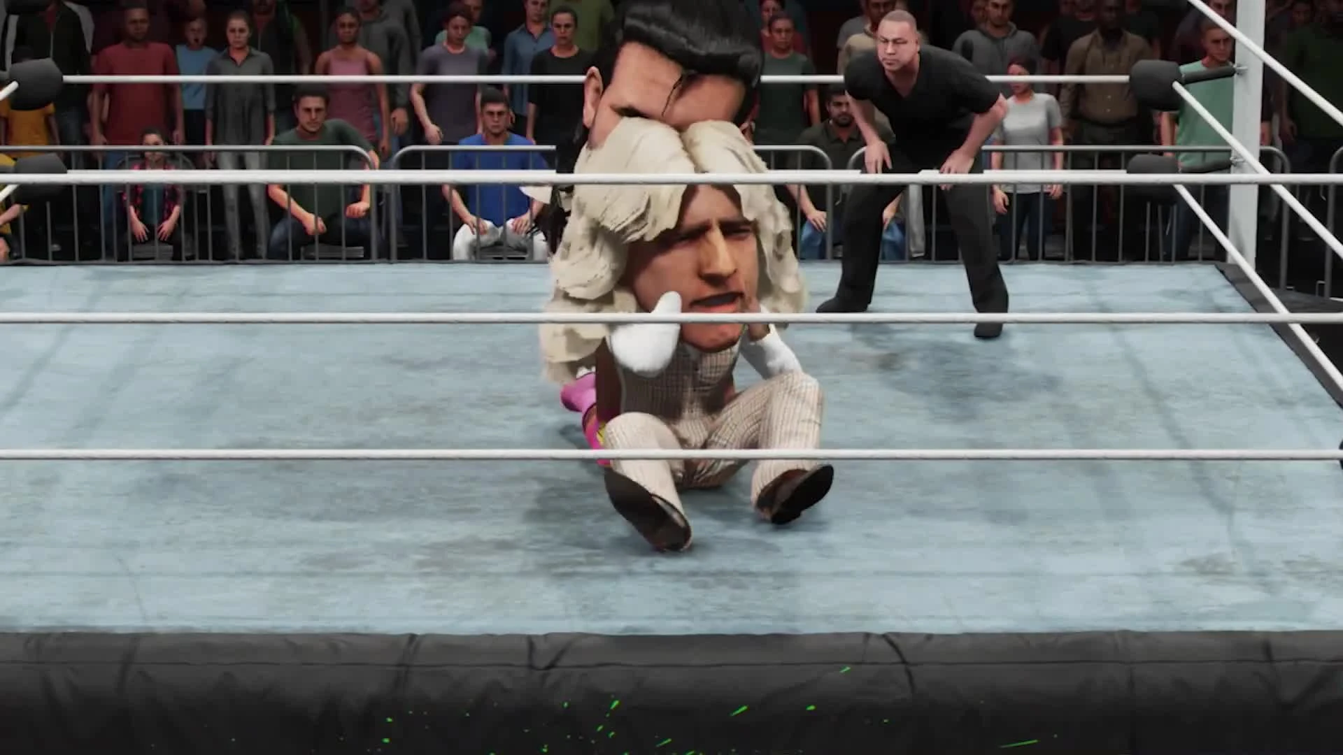 WWE 2K19 - Big Head Match With Razor Рамон и Рик Flair Геймплей