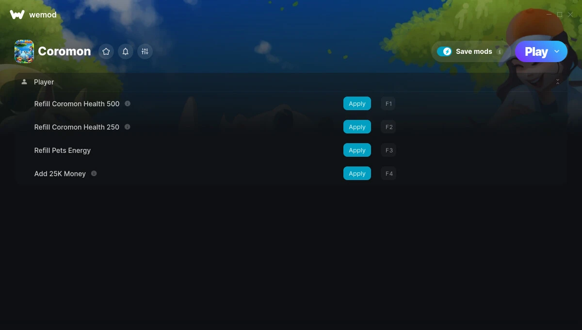 Coromon "Трейнер +4" [UPD: 16.03.2025] {MrAntiFun / WeMod}