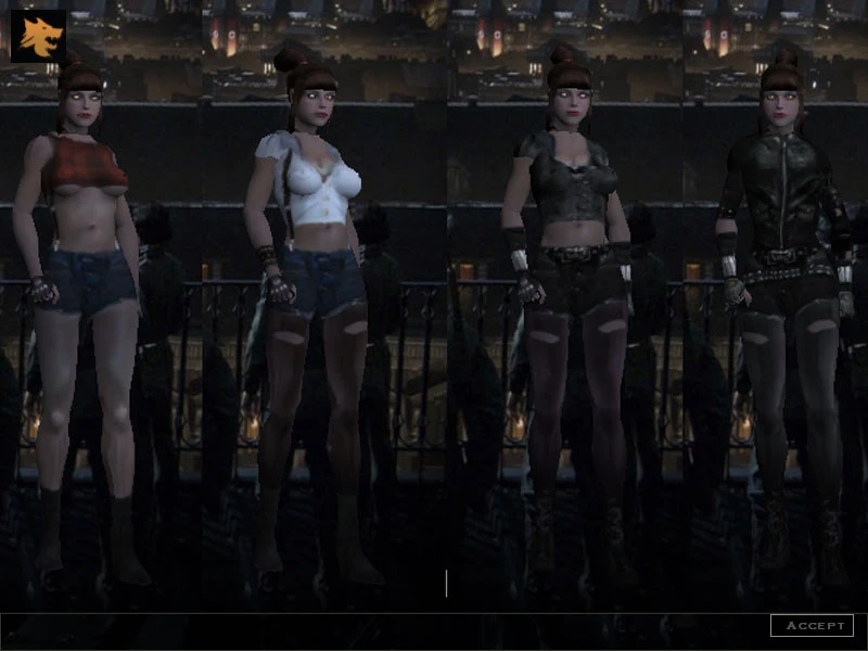 Vampire: The Masquerade - Bloodlines "Новая Модель Девушки Гангрел"