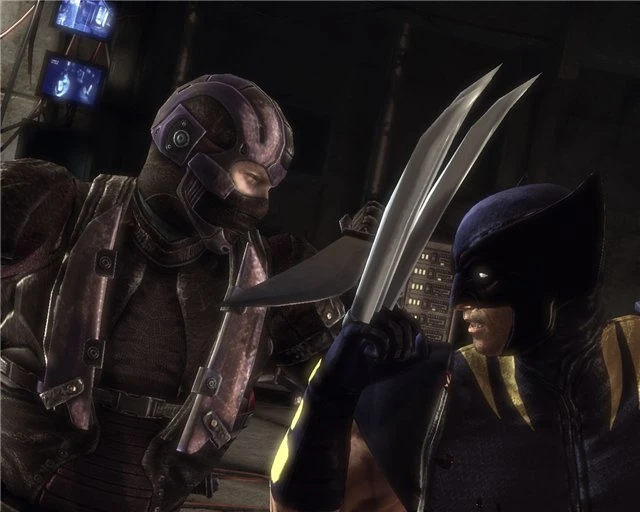 X-Men Origins "New classic wolverine suit and soldier with machete"