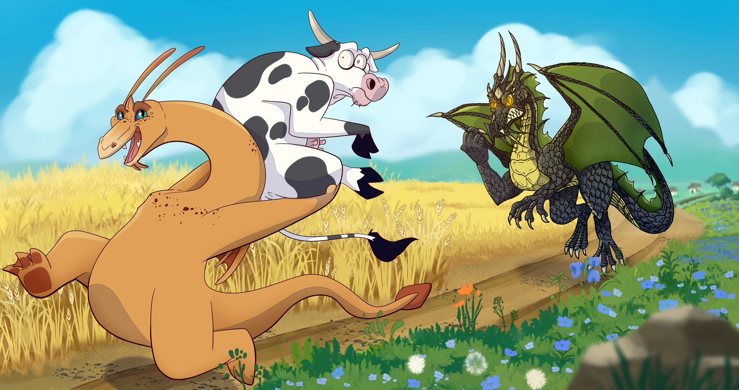 Различия между драконами в героях