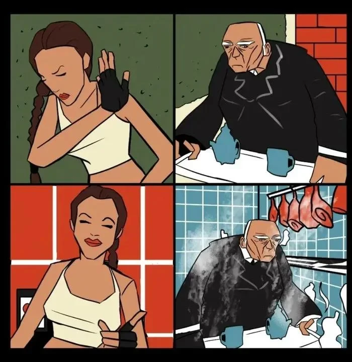 Лара Крофт и ее дворецкий