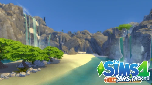 Sims 4 "Гранит Бич от Nando"