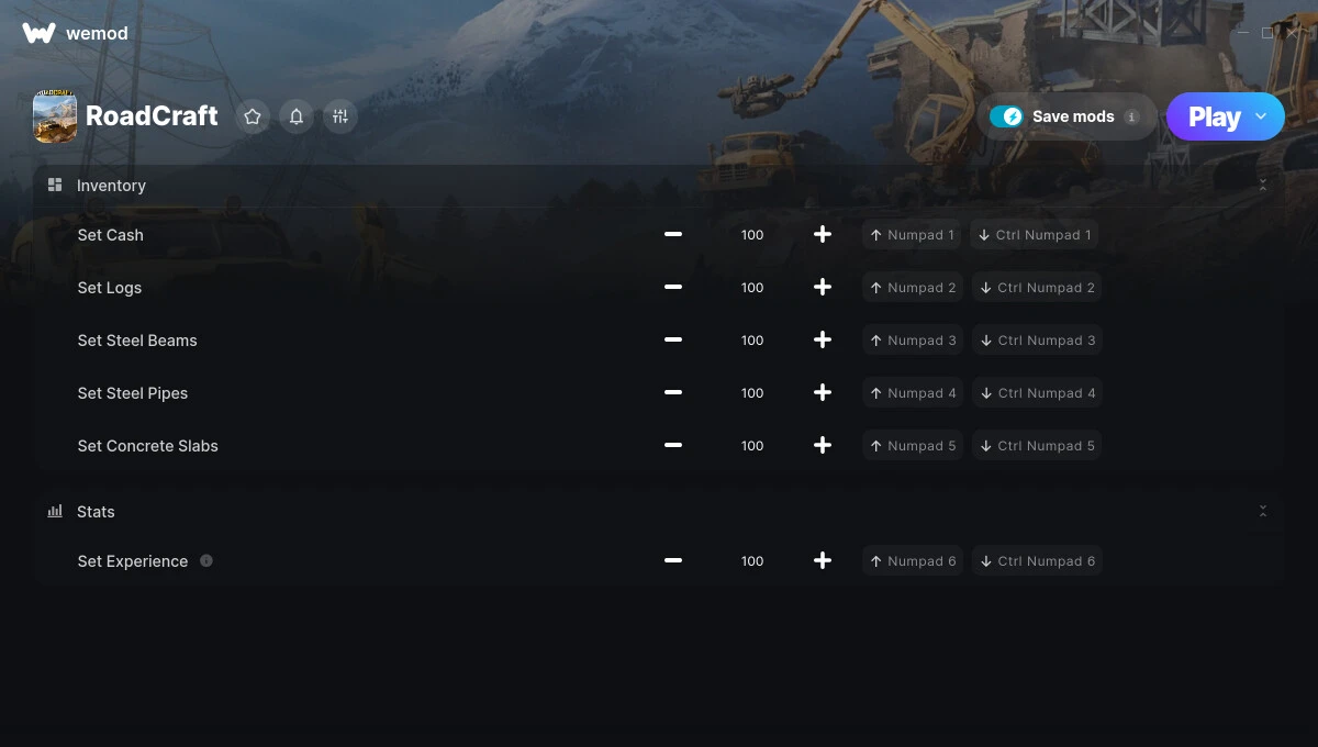 RoadCraft "Трейнер +6" [UPD: 24.05.2025] {GreenHouse / WeMod}