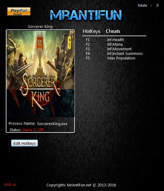 Sorcerer King: Трейнер/Trainer (+5) [1.4] {MrAntiFun}