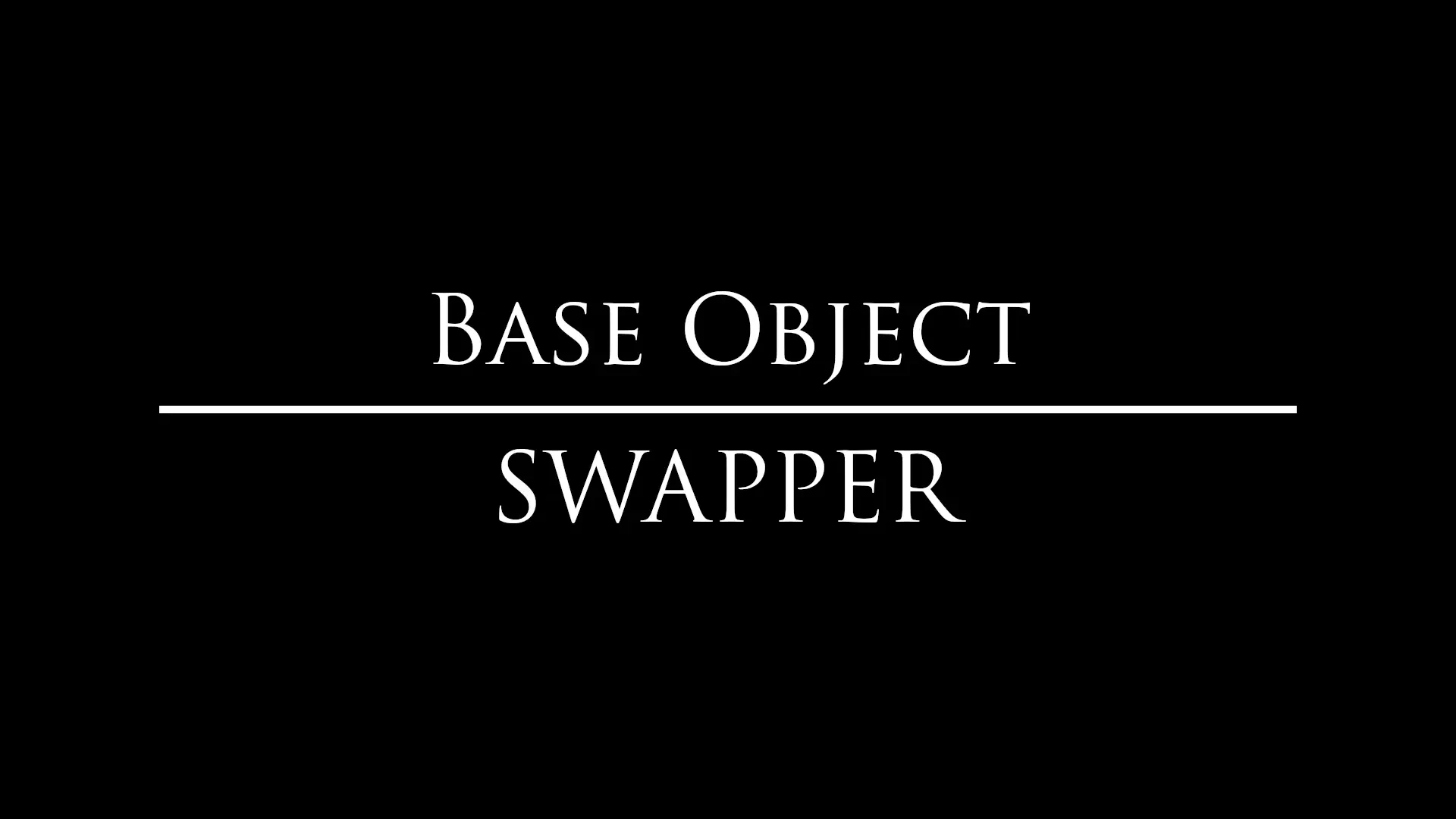 Skyrim SE "Плагин Base Object Swapper"
