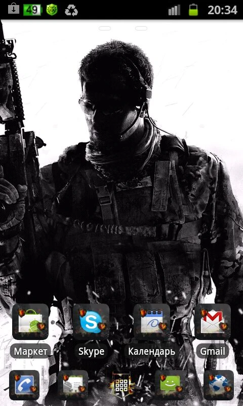 CoD: Moder Warfare 3 "HD - тема для ANDROID"